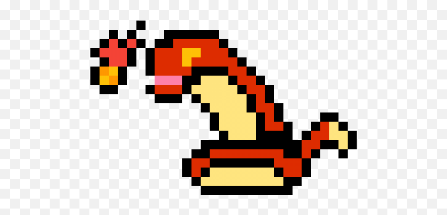 Fire Png Gif - Fire Snake Star Fox 8 Bit Png 576355 Minecraft Ice Cream Pixel Art,Fire Png Gif