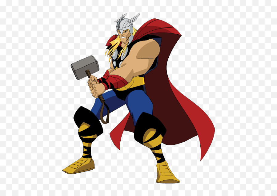 Free Thor Cartoon Cliparts Download - Avengers Mightiest Heroes Thor Png,Thor Png