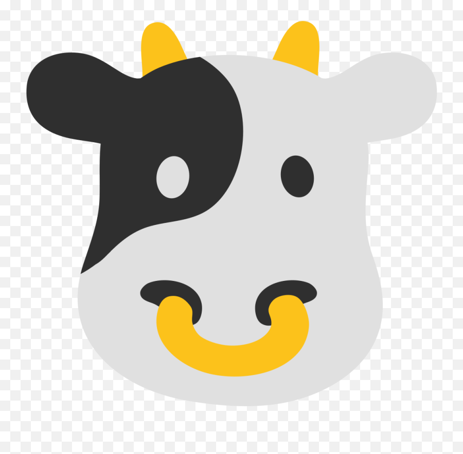 Emoji U1f42e - Android Cow Emoji Png,Cow Emoji Png