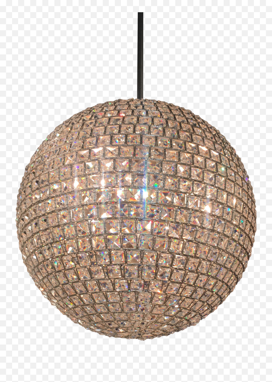 Crystorama Genesis Disco Ball Pendent Light Chandelier - Ceiling Fixture Png,Disco Lights Png