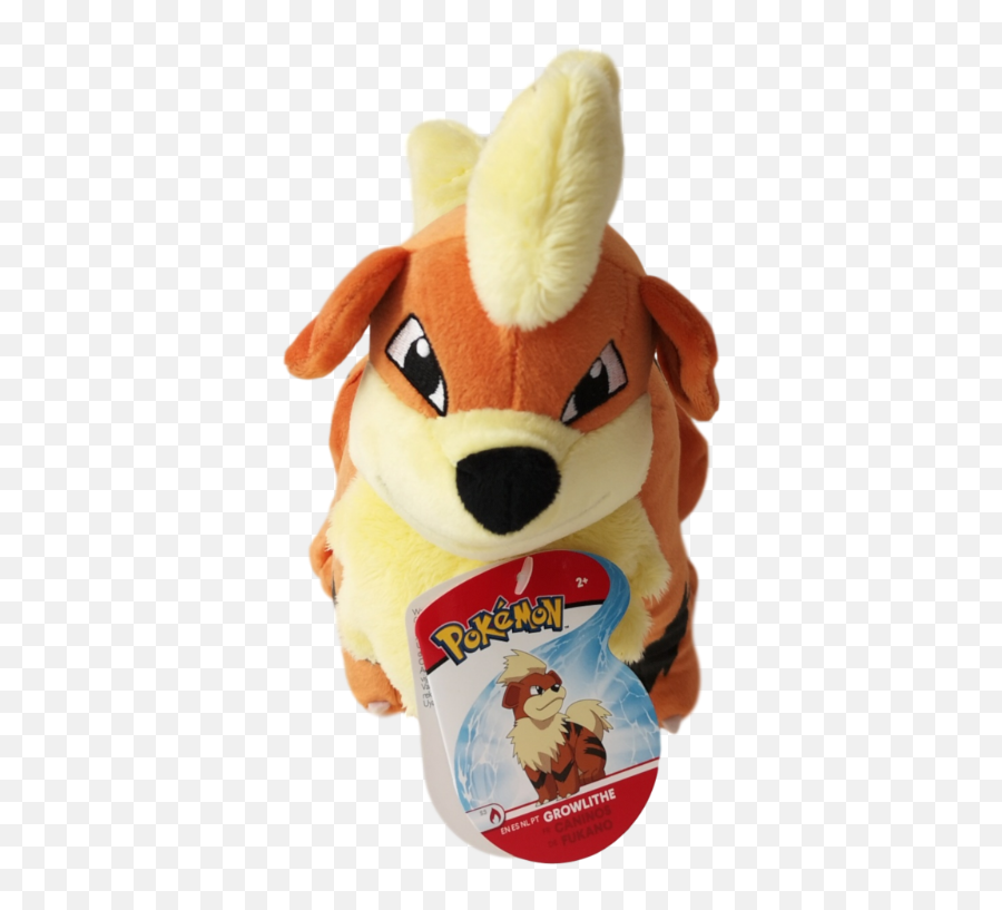 Official Pokemon 8 Plush Growlithe - Stuffed Toy Png,Growlithe Png