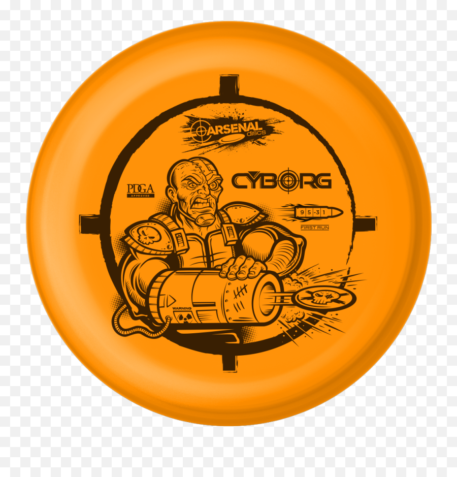 Assimilate Cyborg In Your Arsenal Professional Disc Golf - Portable Network Graphics Png,Cyborg Png