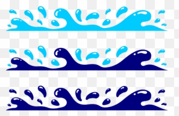 Water Wave Splash Vector Image - Png