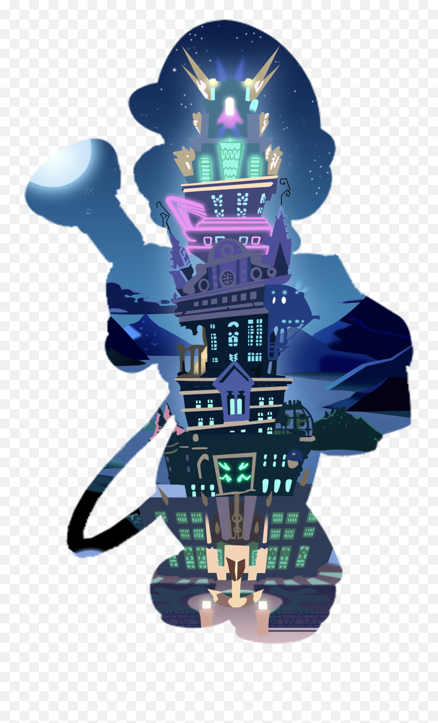 Luigis Mansion 3 Vector I Made To - Mansion 3 Luigi Transparent Png,Luigi Transparent