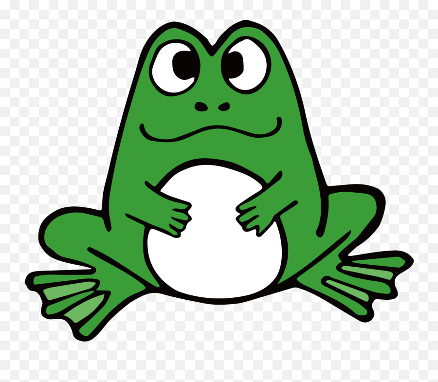 Amphibian Frog Cartoon - Cartoon Frog Png,Frog Png