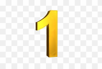 Download 3d Music Note Png - Number One Transparent One Image Without Background,Number 7 Png