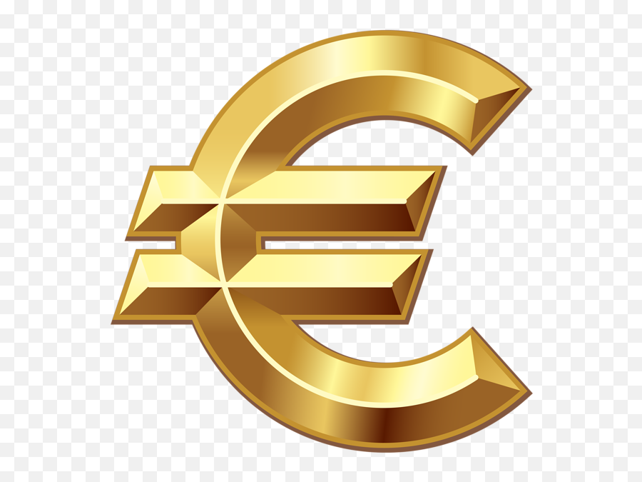 Gold Chain Dollar Sign - Gold Euro Png Hd Png Download Euro Clipart Png,Gold Dollar Sign Png