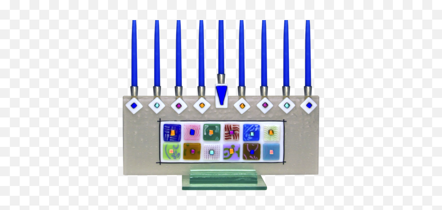 Menorah 12 Tribes - Beames Designs Twelve Tribes Menorah Collection Png,Menorah Png