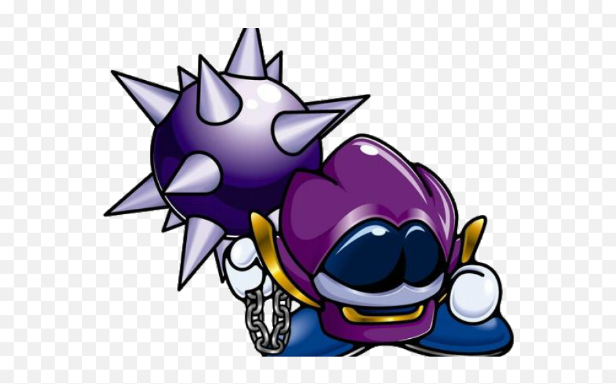 Kirby Meta Knights Clipart - Kirby Meta Knight Back Png,Meta Knight Png