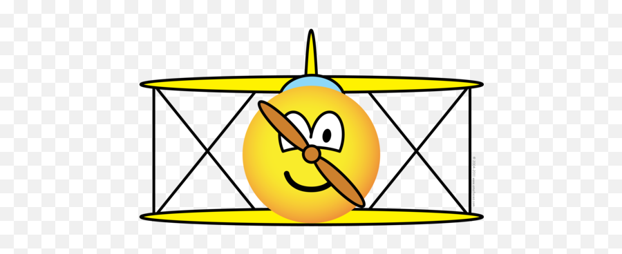 Biplane Emoticon Emoticons Emofacescom - Happy Png,Biplane Png