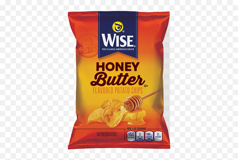 Honey Butter - Wise Snacks Wise Honey Butter Chips Png,Potato Chips Png