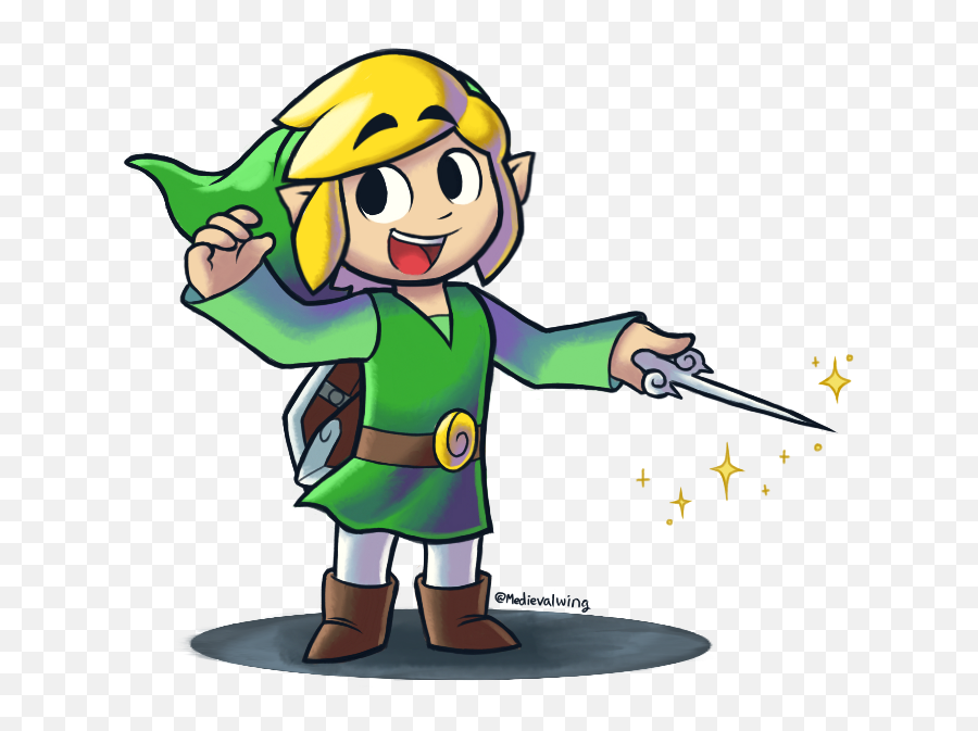 Medievilwing - Mario And Lugi Artstyle Png,Toon Link Png