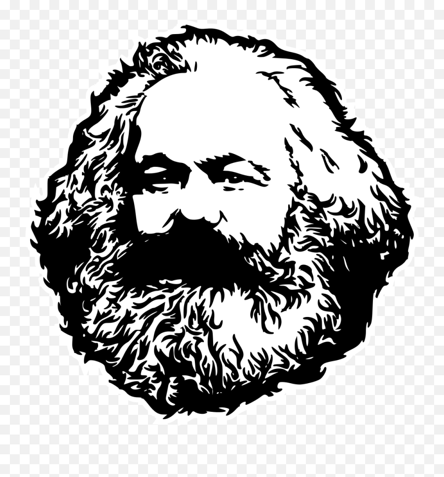 Karl Marx Monochromatic - Karl Marx Art Png,Karl Marx Png