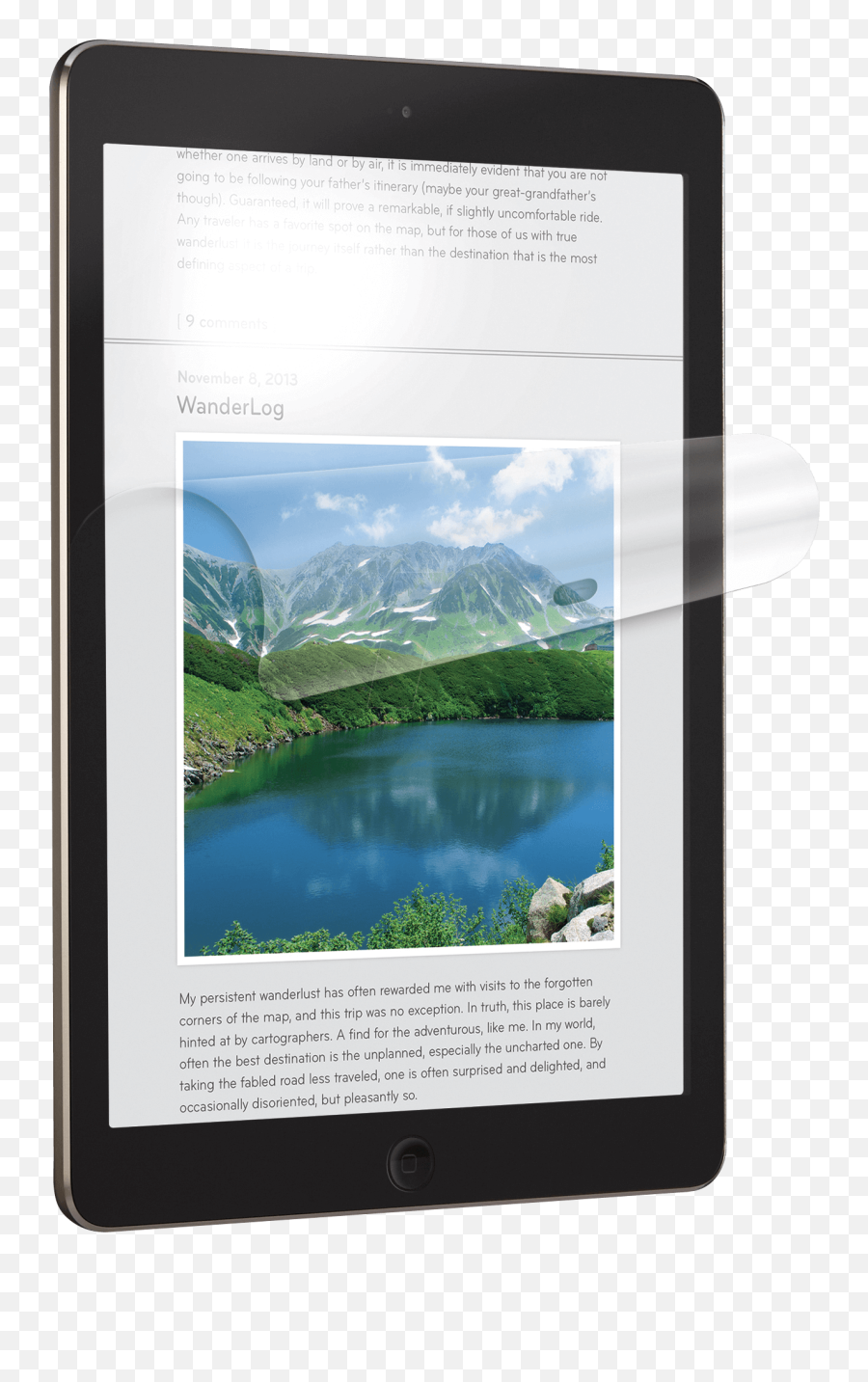 Anti - Glare Filter 97 Ipad Air Technology Applications Png,Light Glare Transparent