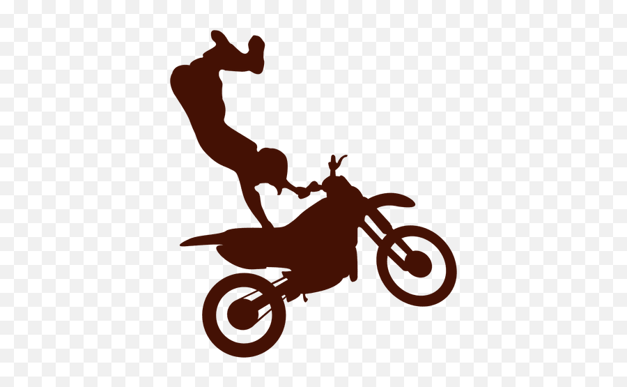 Freestyle Motocross Jump - Dirt Bike Silhouette Svg Png,Dirtbike Png