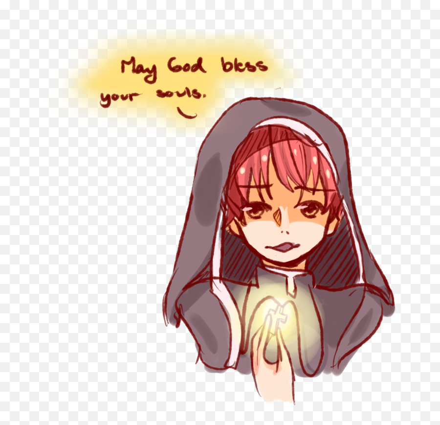 Mystic Messenger Tumblr Drawing - The Nun Png Download 813 Mystic Messenger Png,Mystic Messenger Transparent