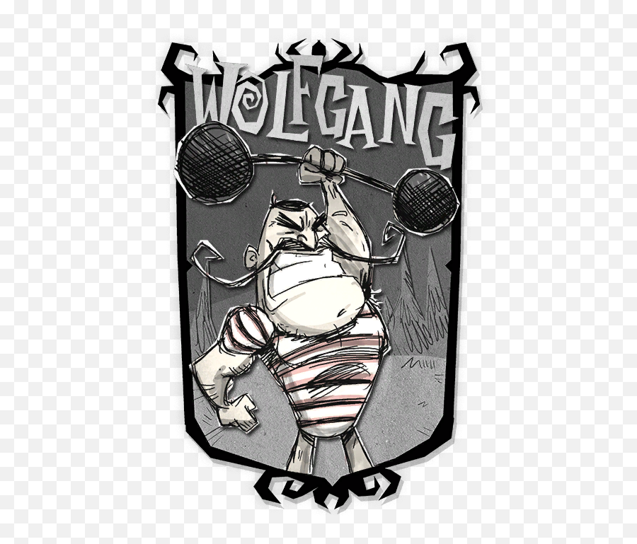 Pin - Don T Starve Together Wolfgang Png,Don't Starve Together Logo