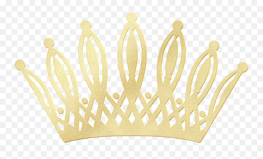 Gold Foil Crown Tiara - Solid Png,Gold Princess Crown Png
