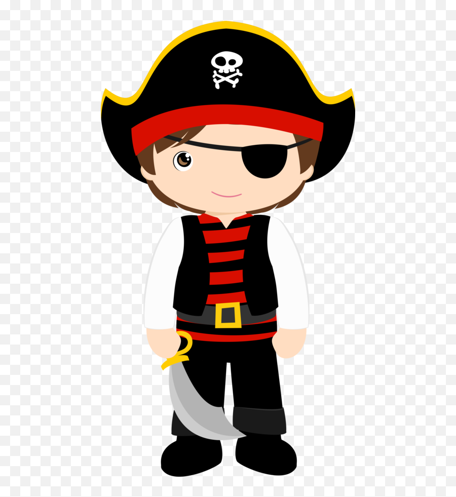 Minus - Say Hello Trajes Para Meninas Cartões Para Pirate Clipart Png,Pirate Hat Transparent Background