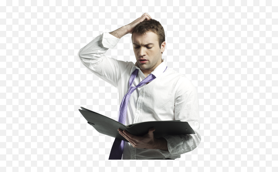 confused businessman png