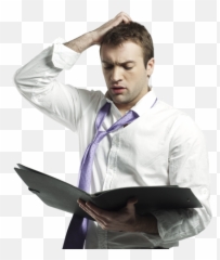Download Hd Confused Businessman Png - Businessperson