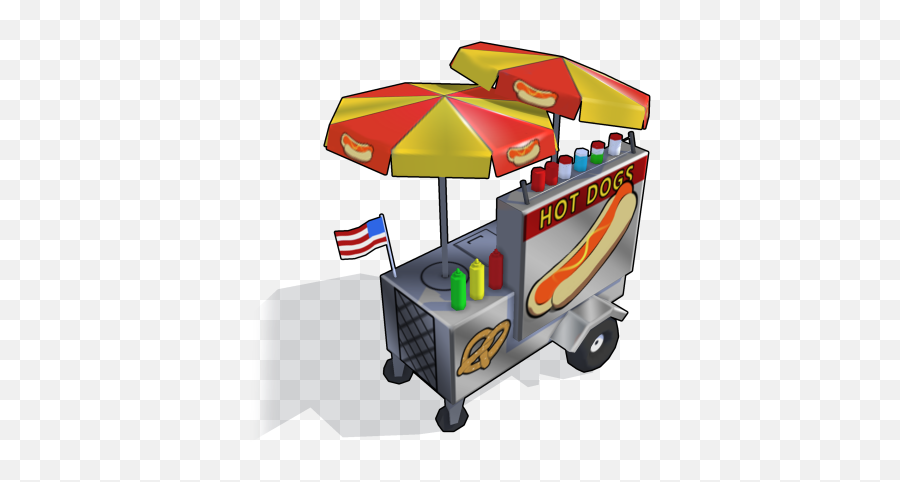 Hot Dog Cart Png 2 Image - Hot Dog Stand Png,Transparent Hot Dog