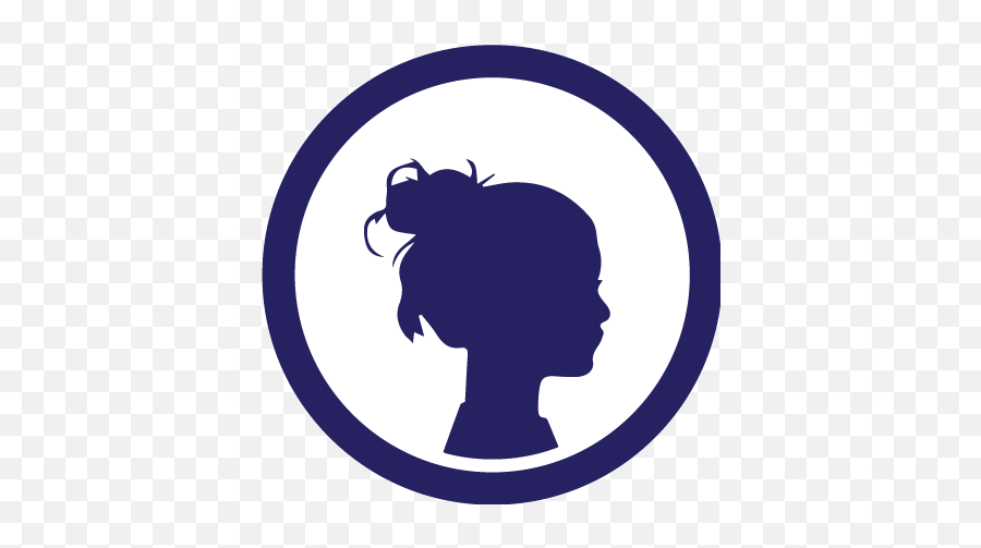 About Me Icon - Girl Side Portrait Silhouette Png,Scott Icon