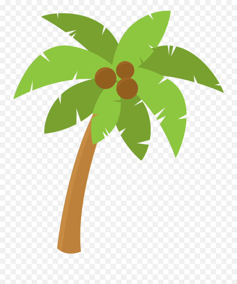 Library Of Hawaiian Palm Tree Picture - Palm Tree Hawaiian Clip Art Png,Palm Tree Clip Art Png