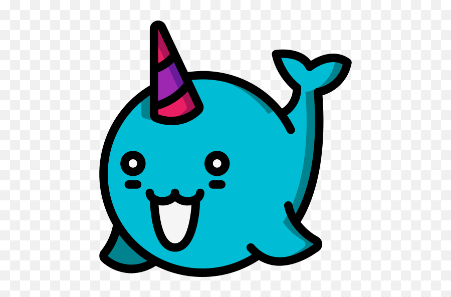 Narwhal - Happy Png,Narwhal Icon