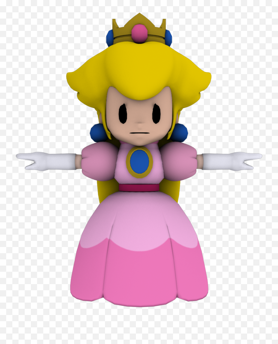 Paper Mario Peach Sad Transparent Png - Paper Princess Peach 3d,Princess Peach Icon