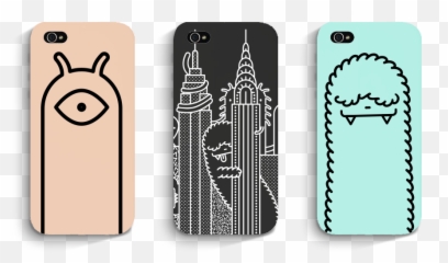 Monster Invasion Behance - Mobile Phone Case png