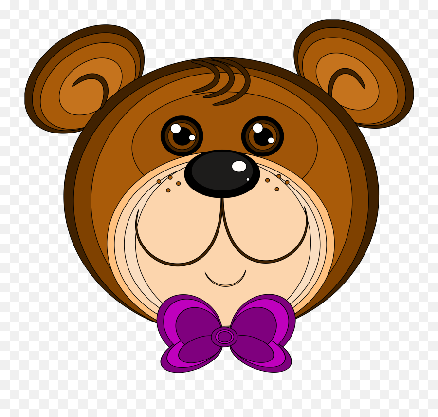 Teddy Clipart Children Toy - Bear Face Clipart Png,Bear Head Png