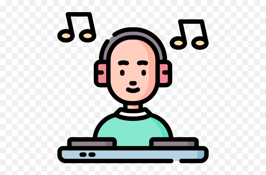 Dj - Free Music Icons Happy Png,Dj Headphones Icon