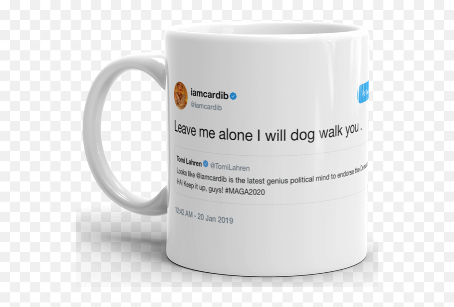 Cardi B - I Will Dog Walk You Coffee Cup Png,Cardi B Png