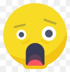 Shock Emoji Transparent Png Clipart - Shocked Icon