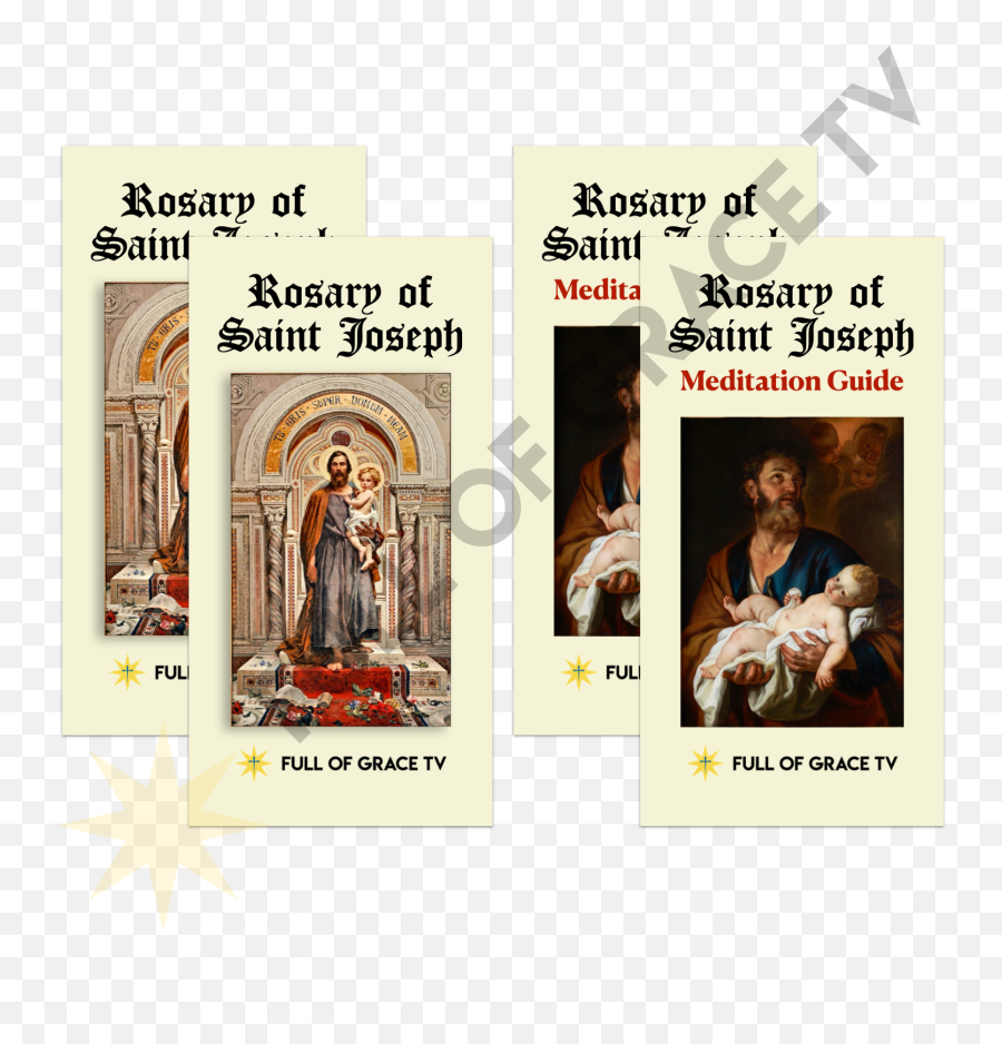 Rosary Of St Joseph Pamphlet Pack Full Grace Tv - Religion Png,Saint Teresa D'avila Icon