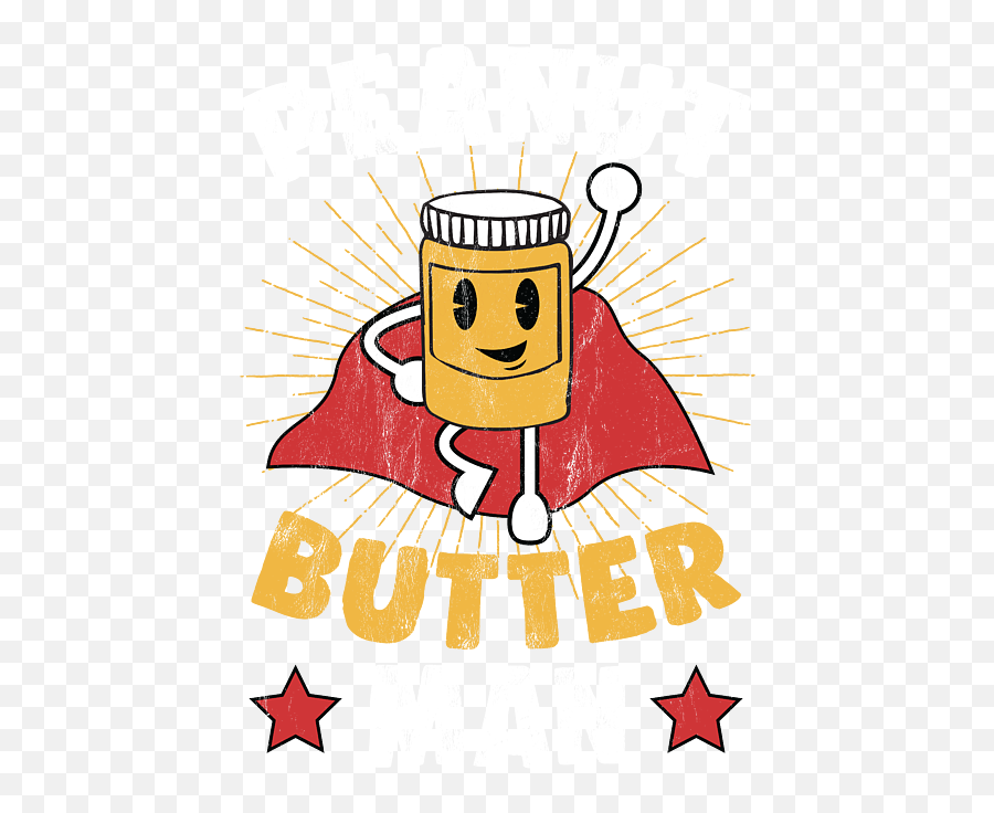 Peanut Butter Man Hero Superhero Cape Save Duvet Cover For - 3 Hotel Stars Clipart Png,Peanut Butter Jelly Time Buddy Icon