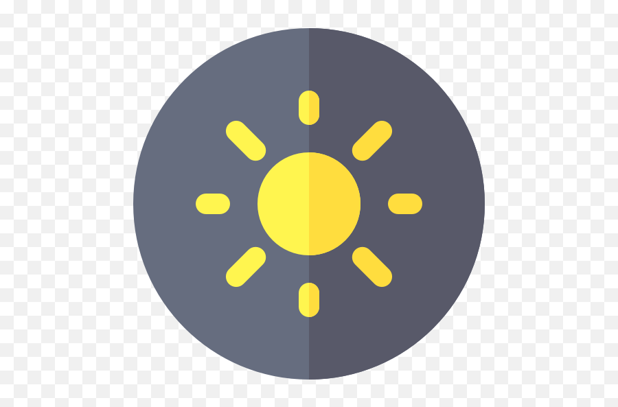 Brightness - Free Weather Icons Dot Png,Luminosity Icon