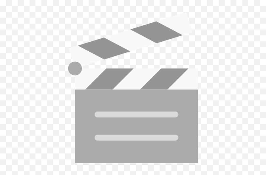 Cinema Film Movie Clapboard - Grey Png Film Icon,Movie Clapper Png