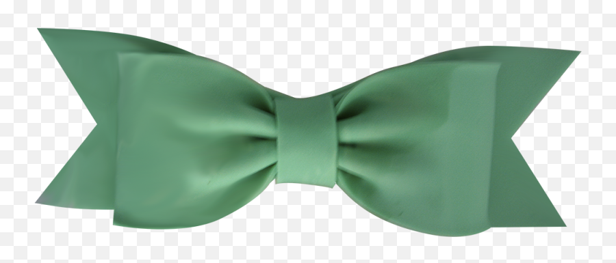 Gumpaste Bows - Large Solid Green Satin Png,Green Bow Png