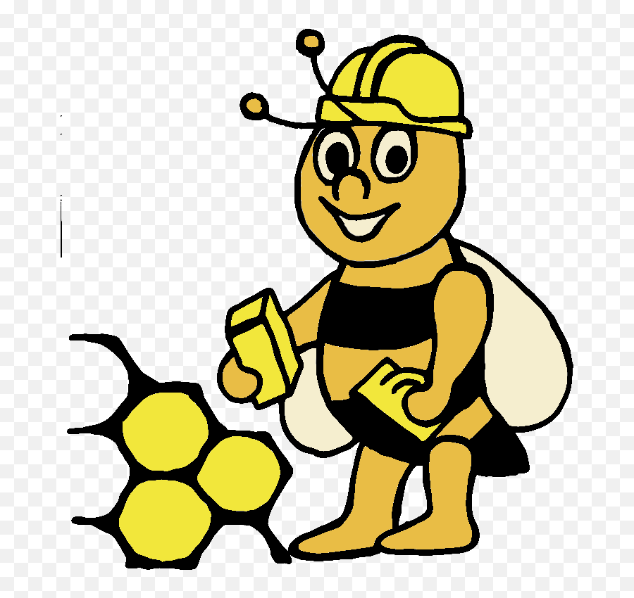 Builder Bee - Bee Builder Png,Cartoon Bee Png