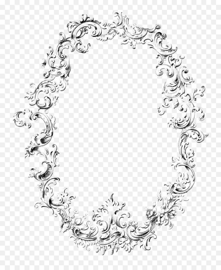 Download Hd Vintage Frame Transparent Png - Vintage Oval Vintage Frame Transparent Background,Oval Frame Png