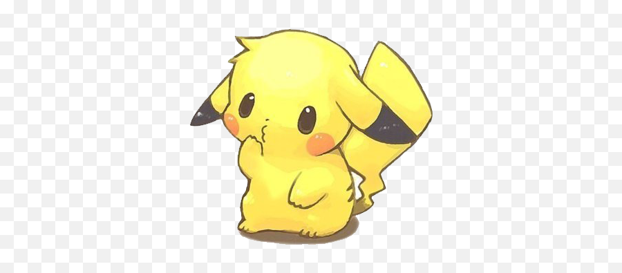 Kawaii - Otakuday Pokemon Chibi Png Cute Pikachu Black Background,Chibi Png