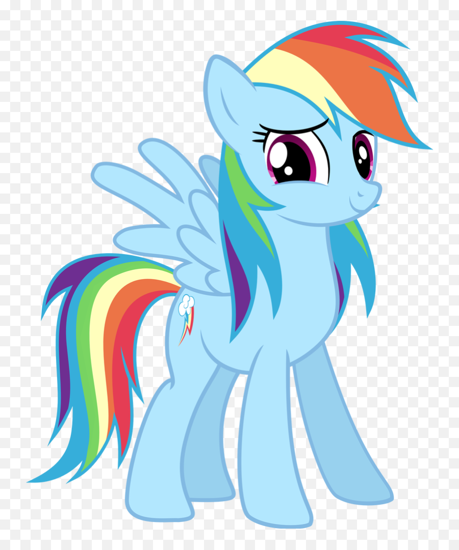 Mullet Vector Blue Transparent Png - Mlp Rainbow Dash Vector,Mullet Png