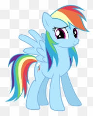 Mullet Vector Blue Transparent Png - Mlp Rainbow Dash Vector,Mullet Png