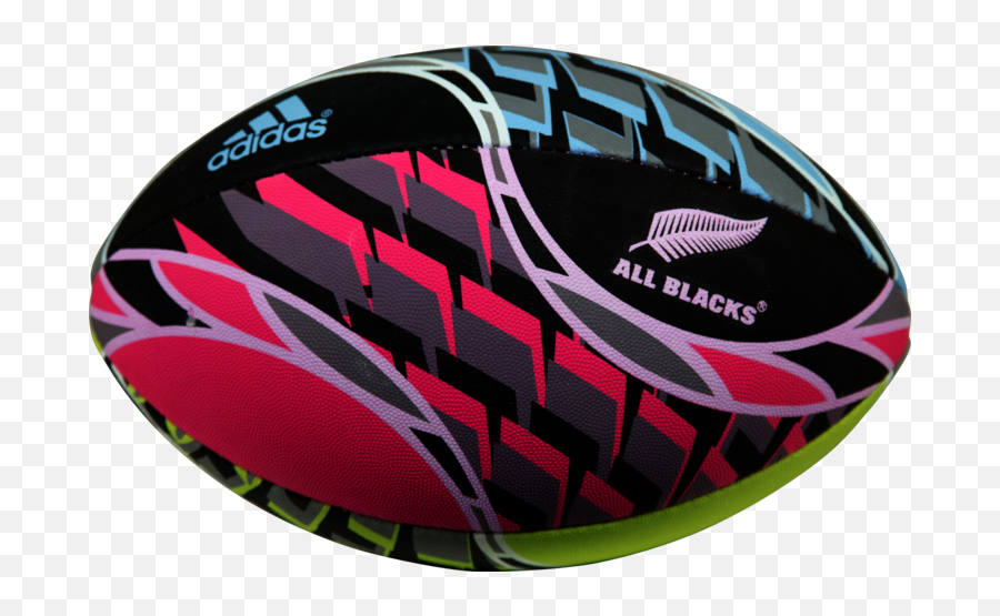 All Blacks Pinkblue Rugby Ball - Size 4 Ah4590 All Blacks Png,Rugby Ball Png