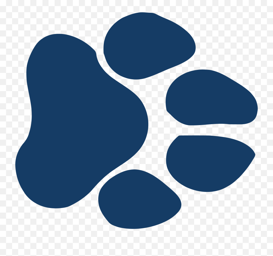 Download Paw Print - Full Size Png Image Pngkit Tiger Blue Paw Print,Paw Print Png