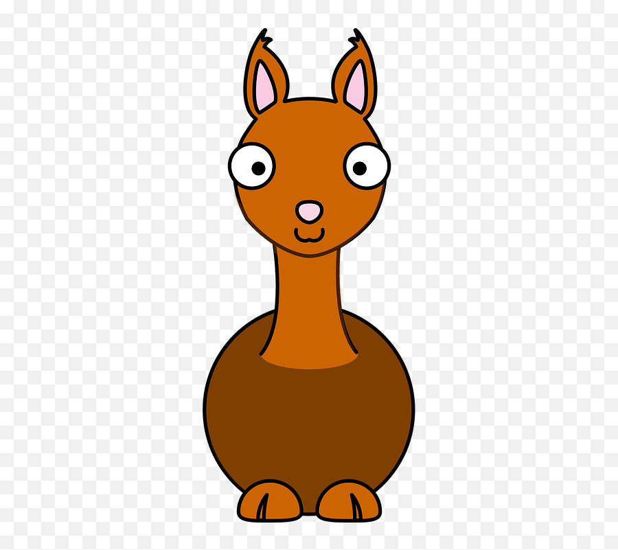 Llama Brown Animal - Free Vector Graphic On Pixabay Orange Cartoon Llama Png,Llama Png