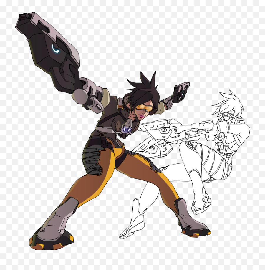 Overwatch Tracer Pin Up Png Image - Overwatch Tracer,Overwatch Tracer Png