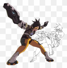 Overwatch Tracer Fire Art Transparent PNG - 800x1014 - Free